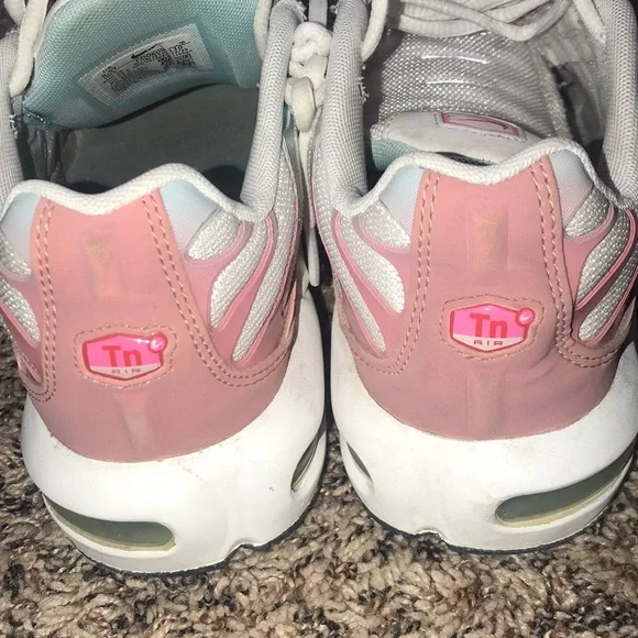 Nike TN Air Max Plus Women's Pink and White Sneakers Size 6.5 | EUC - Picture 6 of 12